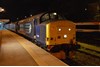 DRS 37405 waits to leave Norwich on November 12, with empty coaching stock for Norwich Lower Yard. It had trailed the 1955 from Lowestoft. DRS 37405 waits to leave Norwich on November 12, with empty coaching stock for Norwich Lower Yard. It had trailed the 1955 from Lowestoft.