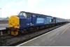 DRS 37405 stands at Great Yarmouth on November 12, having arrived with the 1236 from Norwich. The return working, the 1317 back to Norwich, was hauled by 37419. DRS 37405 stands at Great Yarmouth on November 12, having arrived with the 1236 from Norwich. The return working, the 1317 back to Norwich, was hauled by 37419.