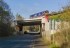 Track laying progress has been rapid, with approximately 1.2km being laid each day. On October 20, GB Railfreight 66726 Sheffield Wednesday, crosses the A7 on the new bridge at Gore Glen, propelling the track laying train on a single line section.