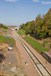 The set of points installed at Kings Gate at the southern end of the double track section that starts beyond Newcraighall junction and includes Shawfair on October 8.