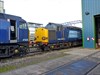 Direct Rail Services 37069 stands stored at Crewe Gresty Bridge depot. The locomotive remains out of action.