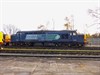 A side view of Direct Rail Services 37218, while it waits its next duty at Crewe Gresty Bridge. The ‘37/0’ is one of many locomotives withdrawn by EWS, but which was subsequently acquired for re-use by DRS.