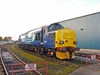 At the time recently fitted with snowploughs, 37259 looks ex-works as it stands at Crewe Gresty Bridge.