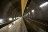 Bond Street station view during platform construction. CROSSRAIL