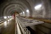 Bond Street station view during platform construction. CROSSRAIL