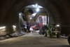 Platform construction advances at Bond Street. CROSSRAIL