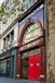 The entrance to Aldwych station on the Strand, bearing the station’s original name of Strand. When the station was still open, a canopy showing ‘Aldwych Station’ used to protrude onto the pavement here.
