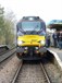 Standing at Thuxton on December 27 2014, Direct Rail Services 68007 Valiant waits with the 1100 Dereham-Wymondham Abbey. Trains cross here, and it was waiting for the 1105 Wymondham Abbey-Dereham, hauled by resident 47596 Aldeburgh Festival.