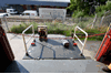 Tools and equipment can be loaded using hydraulic lift platforms. PHIL HAIGH