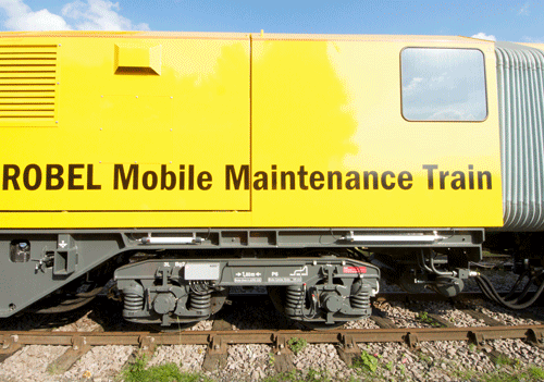 German company Robel built NR’ Mobile Maintenance Train, having been awarded a contract in early 2014. It has built similar trains for other countries. PHIL HAIGH