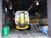 Greater Anglia 156416 undergoes an exam before being used on peak-time rural branch trains later in the day.