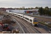 Chiltern Railways 168001 at Gavray Junction, Bicester, on October 25, with the 1417 Oxford Parkway-London Marylebone. Chiltern Railways 168001 at Gavray Junction, Bicester, on October 25, with the 1417 Oxford Parkway-London Marylebone.