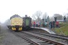 37674 runs round its train at Redmire before departing to Northallerton West.