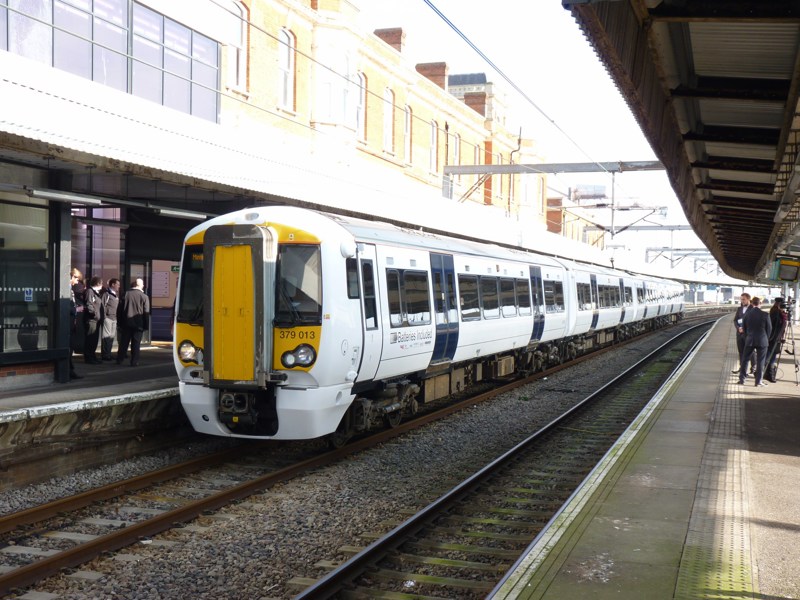 Class 379s have previously been used by Greater Angia