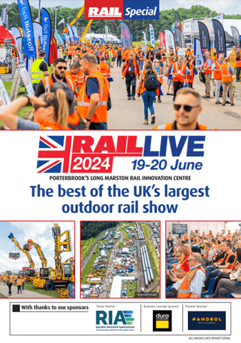 Rail Live 2024 supplement cover