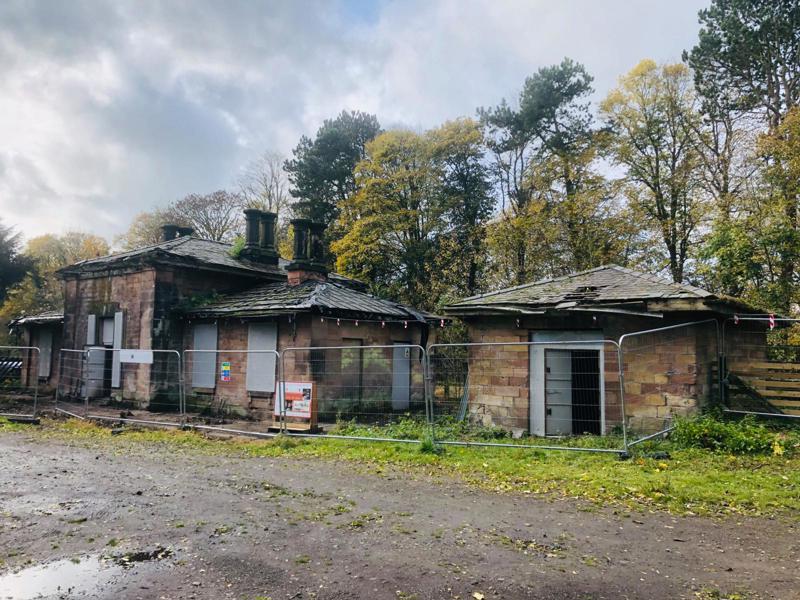 A lineside call for care: Wingfield station pre-restoration (October 2020)…. DERBYSHIRE HISTORIC BUILDINGS TRUST.