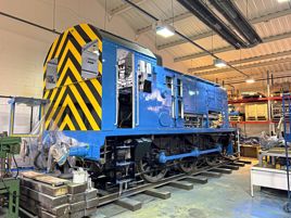 A veteran locomotive with a new life ahead… 08649.