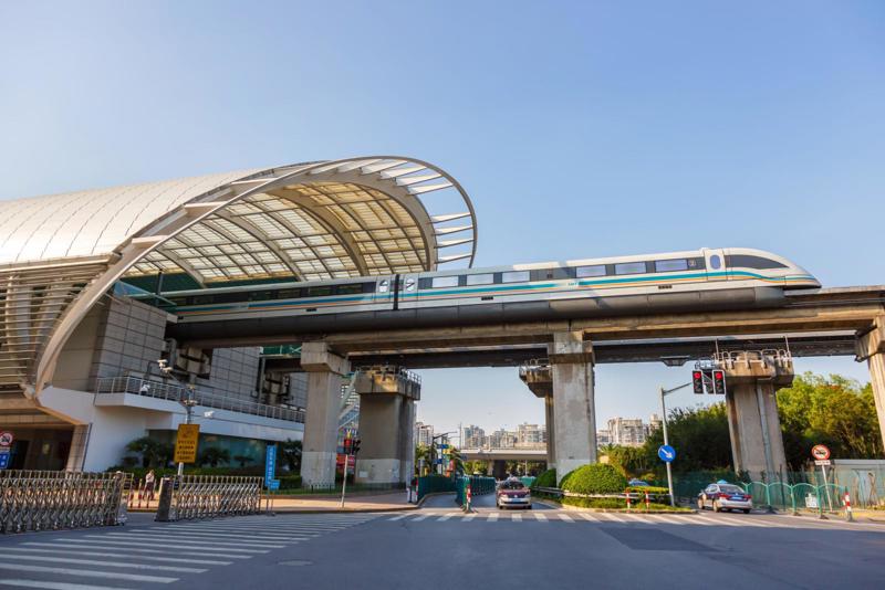 Will hyperloop ever become a commercial reality? Maglev has, albeit in limited circumstances. In Shanghai, China, the mode is used for a 19-mile line that serves the city’s airport, running at up to 186mph. ALAMY.