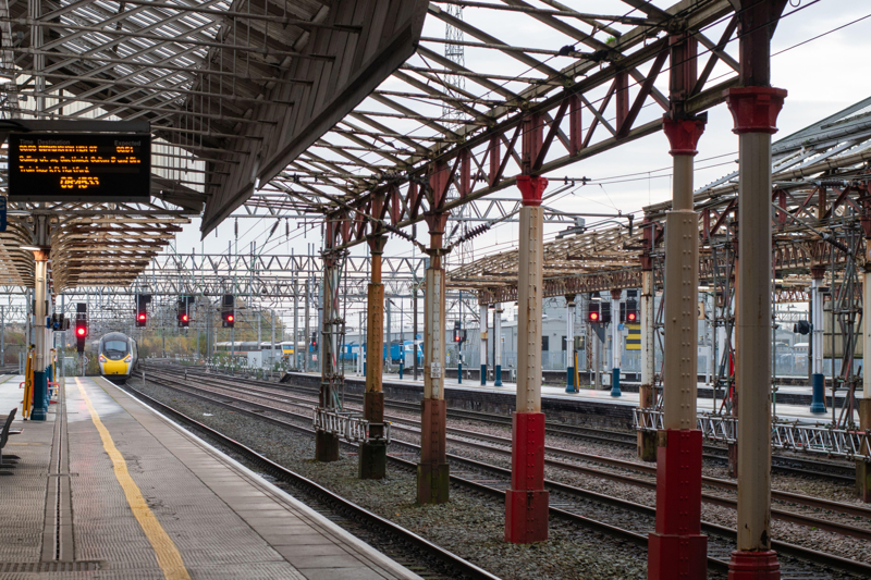 Crewe station is at capacity and has been the focus of repeated efforts to modernise and renovate it. ALAMY.