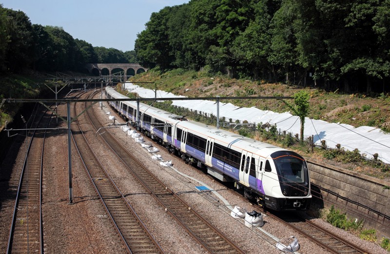 An Elizabeth line Class 345 unit.