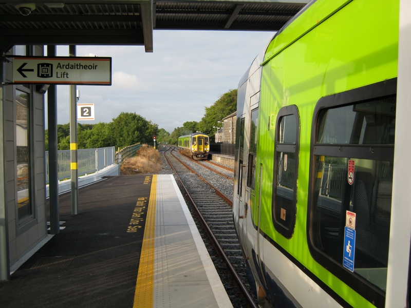 Iarnród Éireann 2724 waits at Gort with August 11 2010’s 0640 Galway-Limerick, as 2711 vacates the single line with the 0600 Limerick-Galway. This section of line had just reopened as the first phase of a project to restore Ireland’s Western Rail Corridor. Subsequent phases, such as Athenry to Claremorris, fell victim to economic challenges but are being put forward once again by the All-Island Strategic Rail Review. DAVID THROWER.