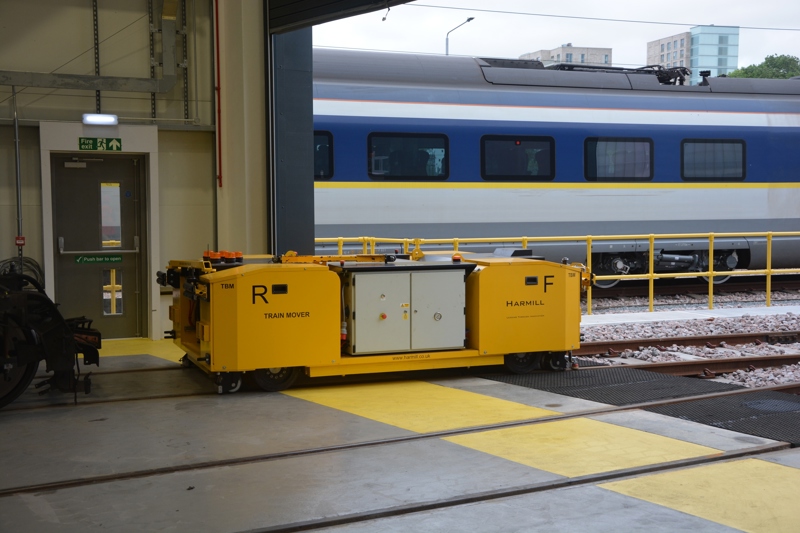 The battery unit used to shunt bogies between the maintenance shed and bogie facility at Temple Mills. DAVID STUBBINGS.