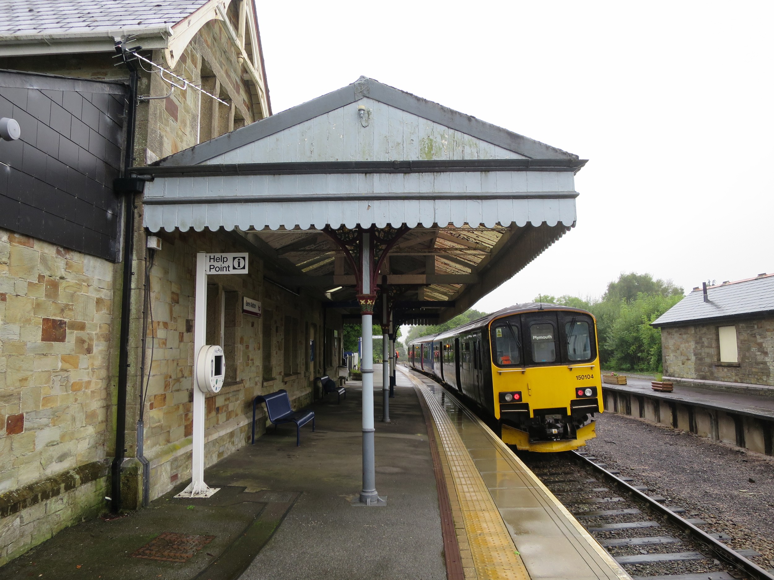 built to handle Waterloo-Plymouth expresses, Bere Alston is now just the stump end of a Great Western shuttle service from Plymouth to Gunnislake, and only one platform has track. Despite the collapse of RVR, its glory days could return if Devon County Council gets its own way to relay the line to Tavistock. HOWARD JOHNSTON.