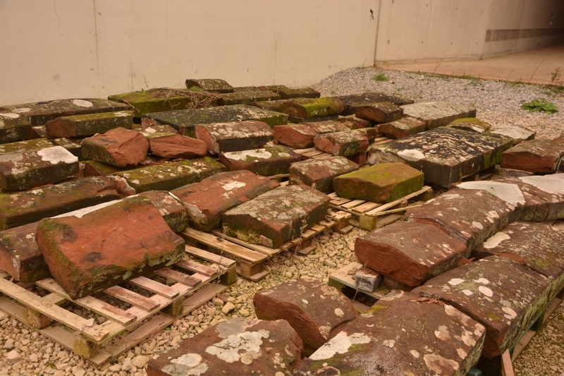 Parts of the old Cromwell Lane bridge