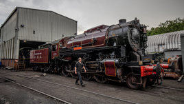 NYMR engineer prepares for the day. CHARLOTTE GRAHAM.