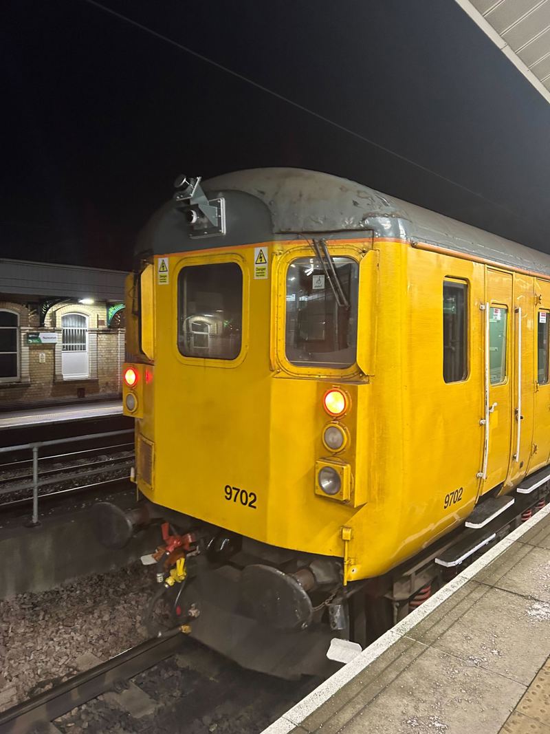 Cordel censor on a Network Rail ultrasonic rail inspection train. SOUTHEASTERN.
