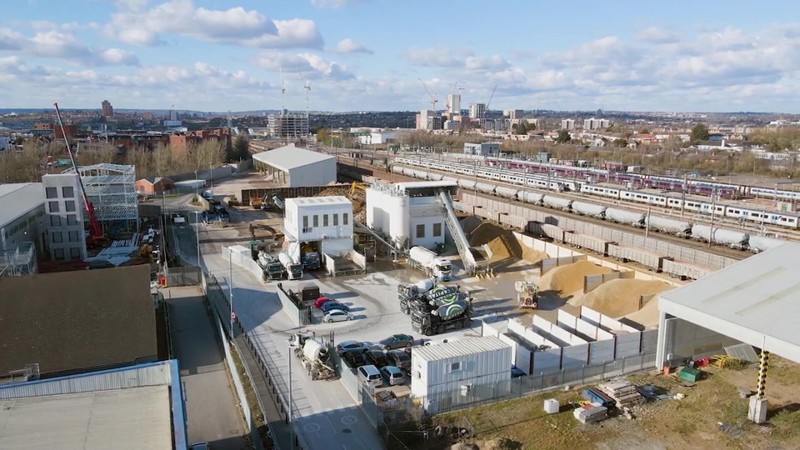 DB Cargo UK's Cricklewood freight terminal. DB CARGO UK.