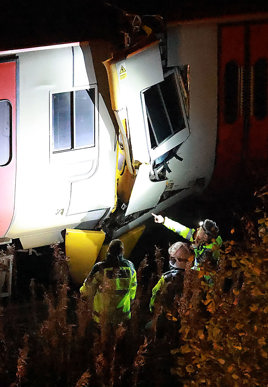 The Transport for Wales services after the collision between Talerddig and Llanbrynmair on Monday October 20