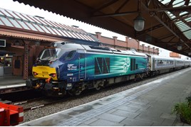 DRS 68009 on hire to Chiltern Railways on December 30 2015. RICHARD CLINNICK.