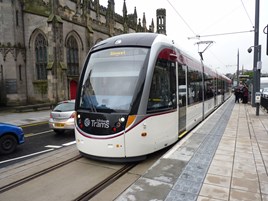 An Edinburgh Tram. RICHARD CLINNICK.