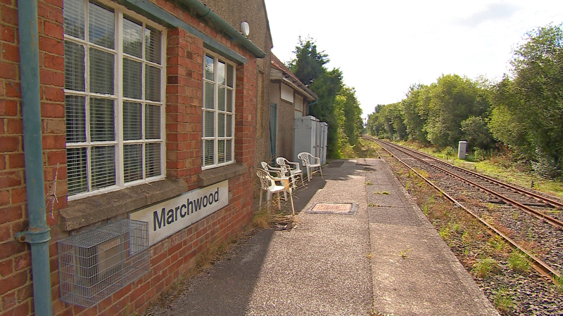 Marchwood station.