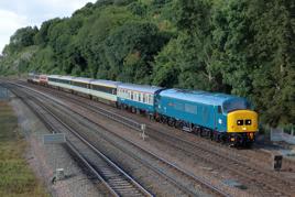 Making a welcome return to main line passenger work, 45118 The Royal Artilleryman passes Chesterfield on July 27, working the 1648 York-Bristol TM InterCity charter. 47810 is on the rear. ANDREW STOPPARD.