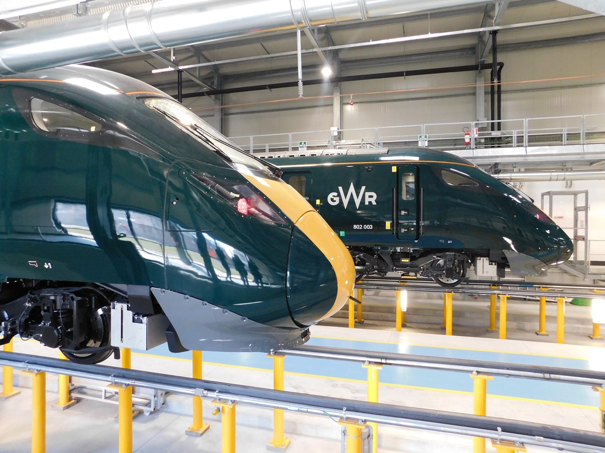 GALLERY: GWR and Hitachi unveil first production Class 802s in Italy