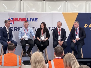 Ukrainian railway delegates at Rail Live 2024