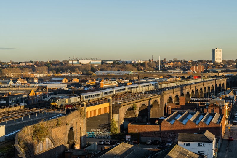 Chiltern Railways could be one of the first train operating companies to be taken back in-house,with the frenchise due to terminate in March 2025. Chiltern Railways 68013 departs Birmingham Moor Street for London on December 9 2022 . JACK BOSKETT.