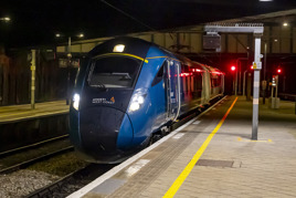 Avanti West Coast's 807003 arrives into Birmingham New Street ahead of its first run to London Euston. Photo from Avanti West Coast