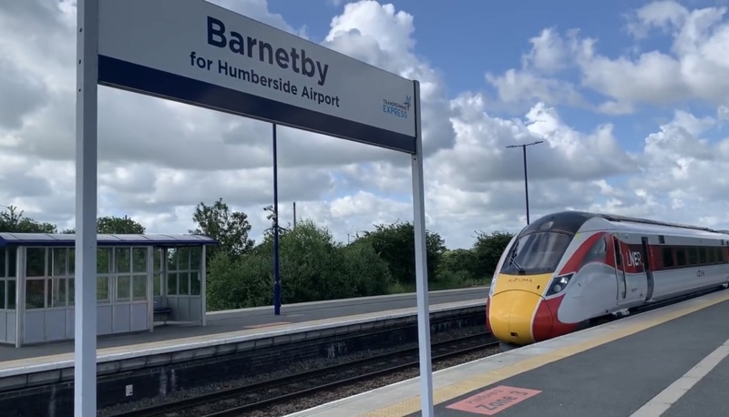 LNER test train at Barnetby