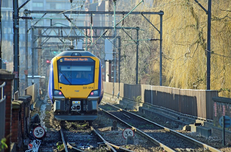 Northern Class 331 in Manchester. PAUL BIGLAND.