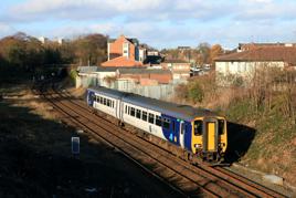 Stephen Joseph notes the contrast between frequent and lengthy trains in the southern counties, and shorter trains in the North. Northern 156447 approaches Villette Road Bridge (Sunderland) on November 25, with the 1215 Newcastle-Middlesbrough. PAUL BIGGS.