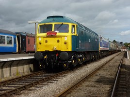 47367 and 47596 at Dereham on August 29 2014. RICHARD CLINNICK.