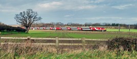 On December 19 2015, a Virgin Trains East Coast Edinburgh Waverley-London King’s Cross express passes Hambleton, Yorkhire. LES NIXON.