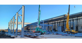British Steel Scunthorpe's new rail storage facility