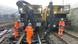 Railvac vacuum excavators in use