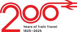 Rail bicentenary logo