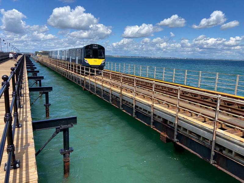 Ryde Pier with train