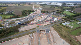 Streathay where HS2 will pass under the A38 on its way between Birmingham and the West Coast Main Line